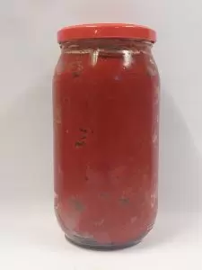 Tatlı Biber Salçası 1 Kg Güneş Kurusu Cam Kavanoz - Görsel 7