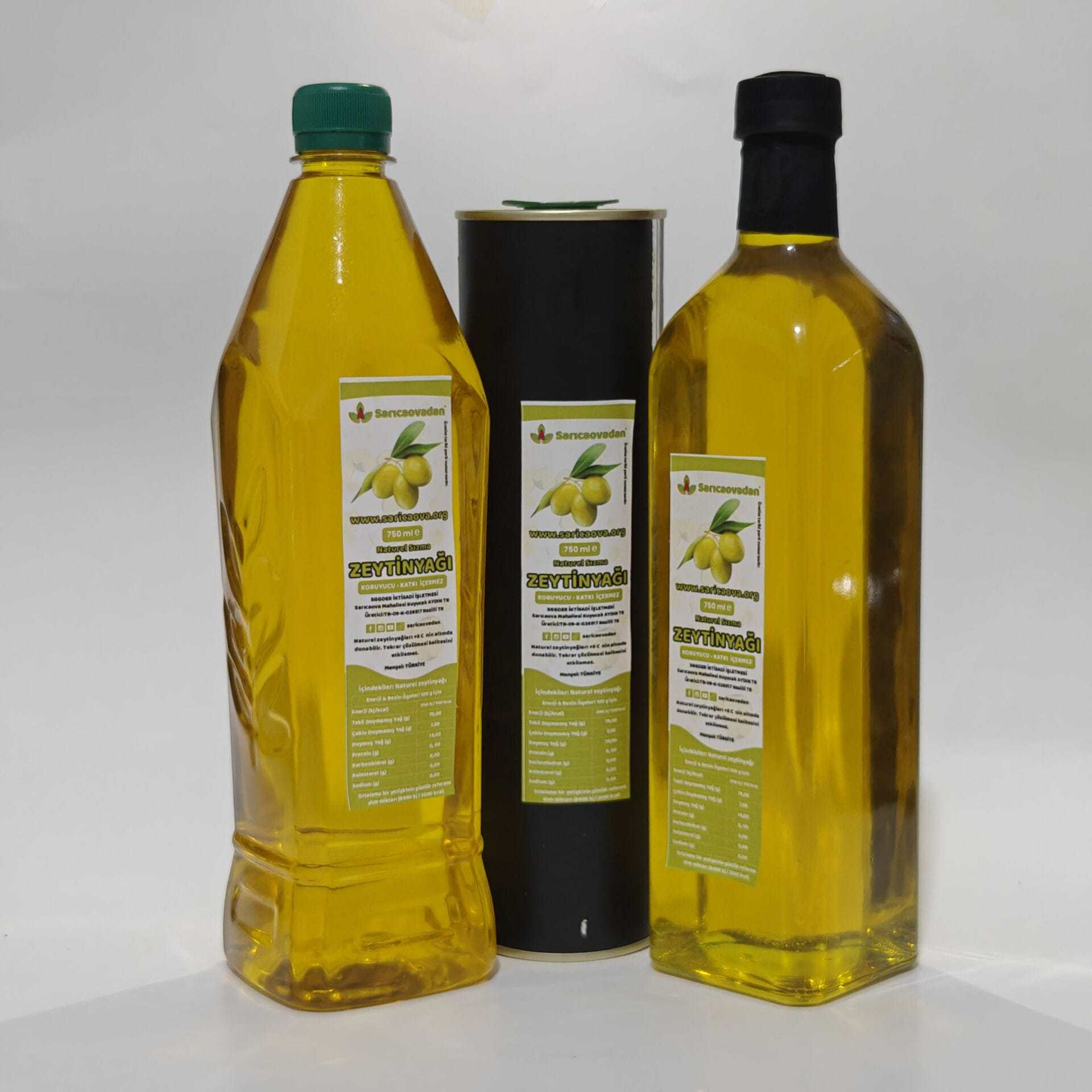 Natürel Sızma Zeytinyağı 750 Ml Cam